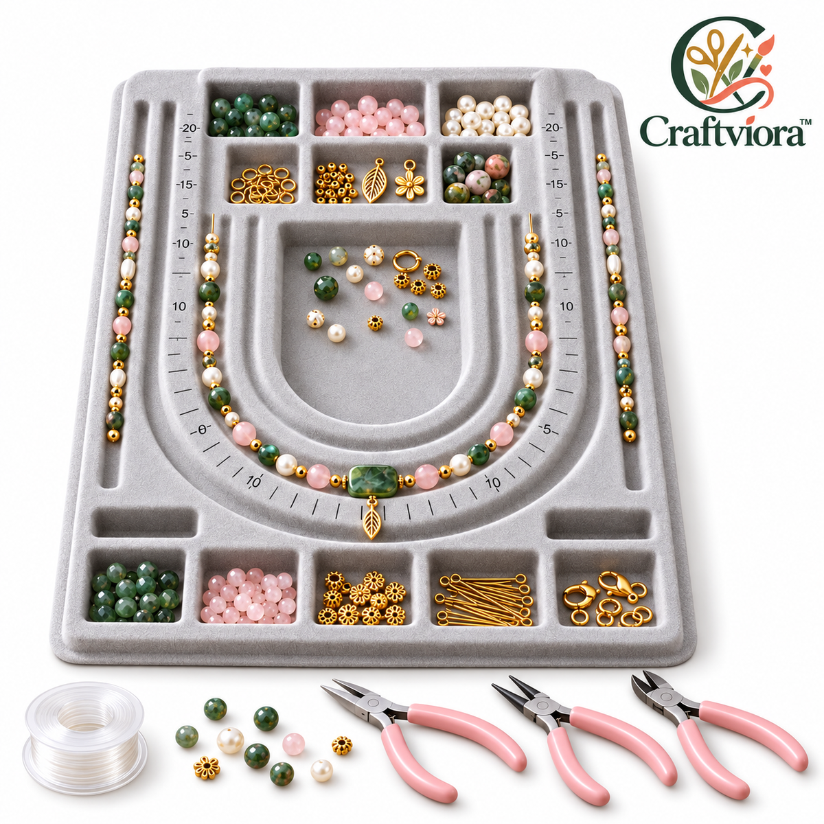 Craftviora™ Beading Design Board Kit