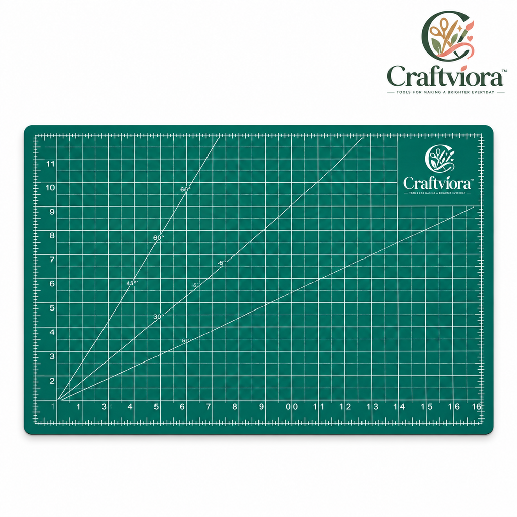 Craftviora™ Self-Healing Cutting Mat with Precision Grid