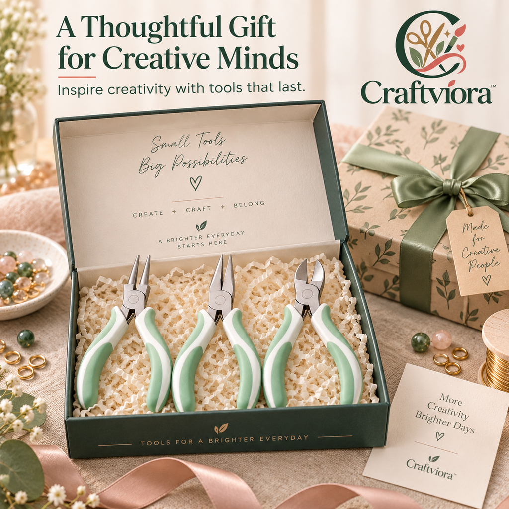 Craftviora™ Jewelry Making Pliers Set, Precision Tools