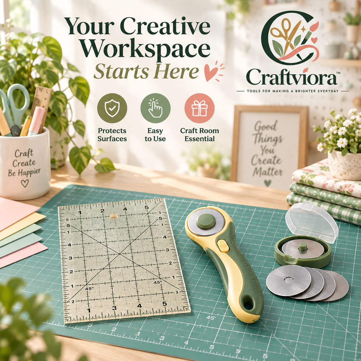 Craftviora™ Rotary Cutter Set