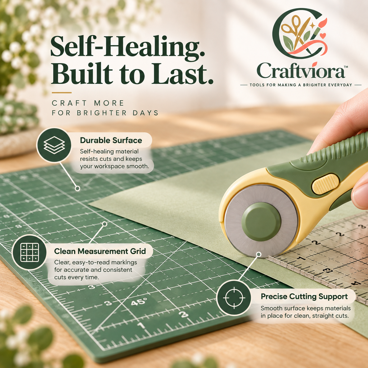Craftviora™ Rotary Cutter Set