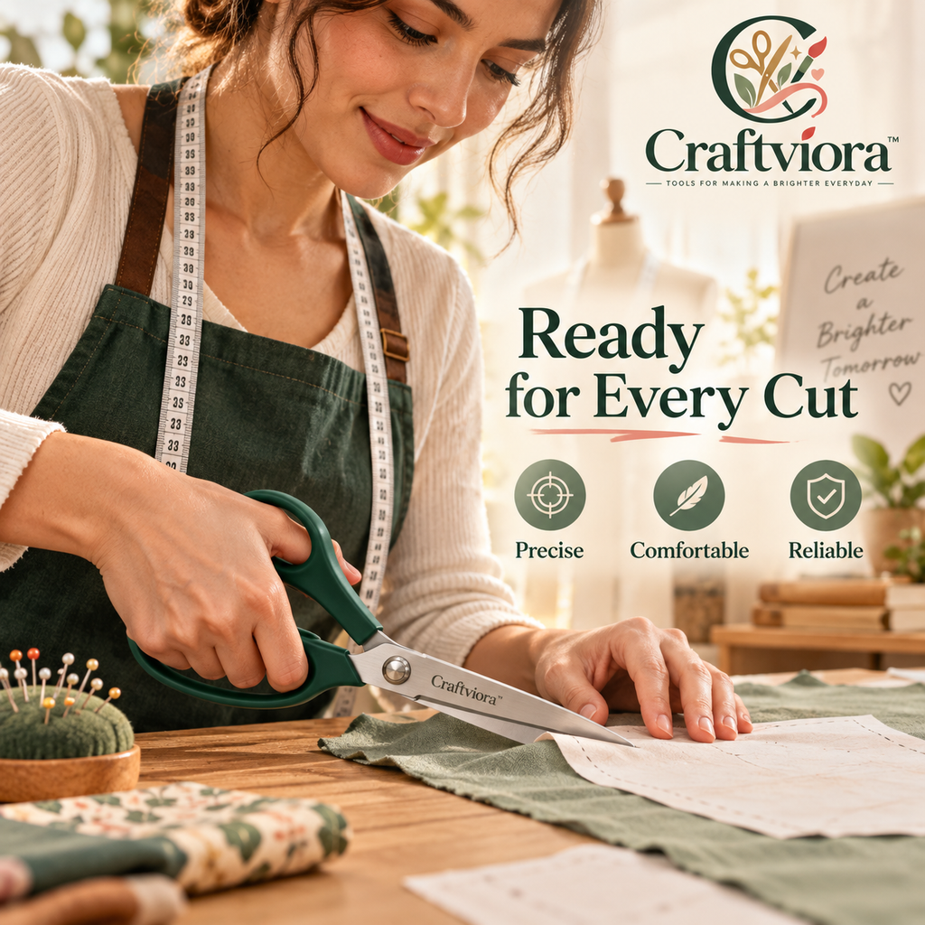 Craftviora™ Fabric Cutting Scissors