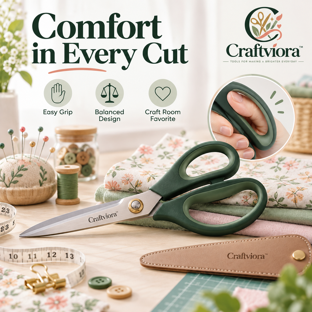 Craftviora™ Fabric Cutting Scissors
