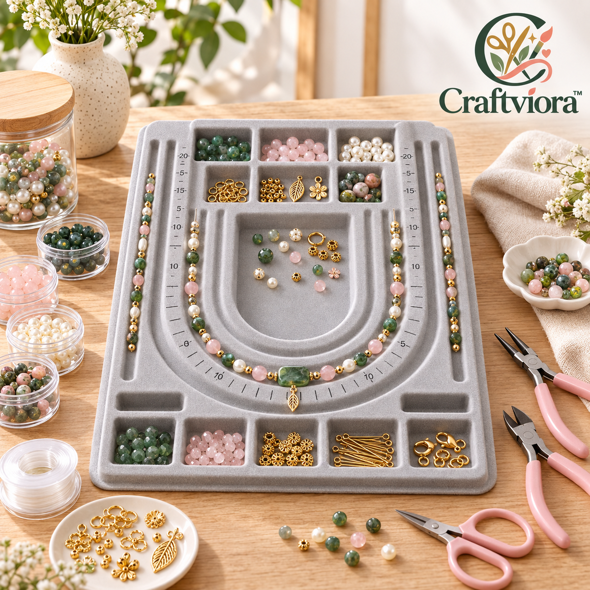 Craftviora™ Beading Design Board Kit