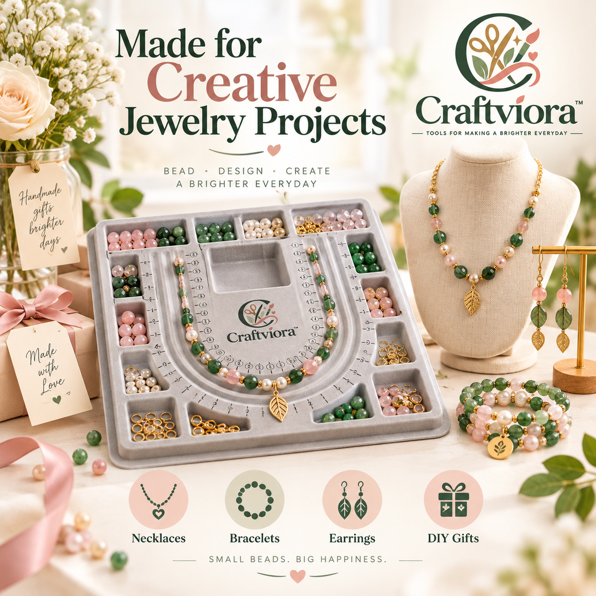Craftviora™ Beading Design Board Kit