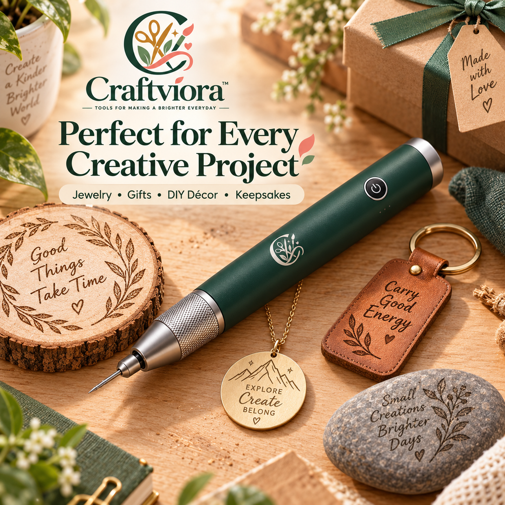 Craftviora™ Precision Electric Engraving Pen Kit