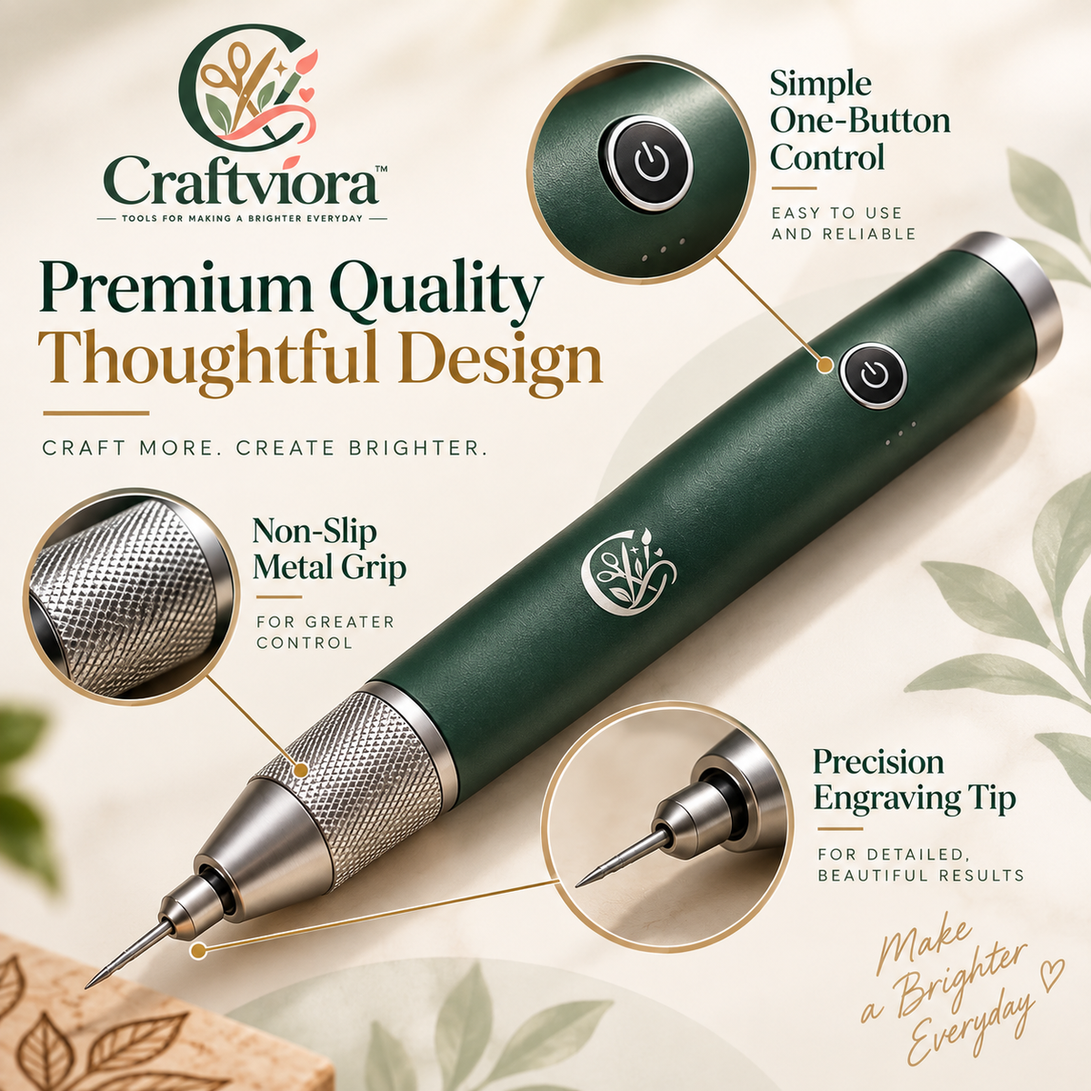 Craftviora™ Precision Electric Engraving Pen Kit