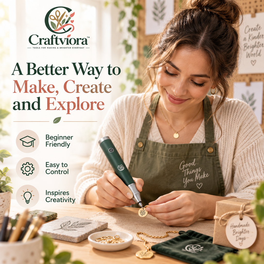 Craftviora™ Precision Electric Engraving Pen Kit